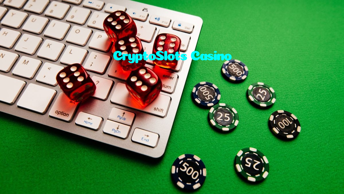 CryptoSlots Casino casino presented on mobile device in Pakistan with slots and live games